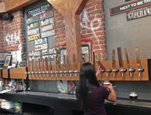 Choose your favorite wild beer - many choose from at Crooked Stave