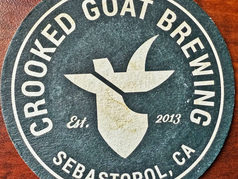 Crooked Goat Brewing, Sebastopol CA