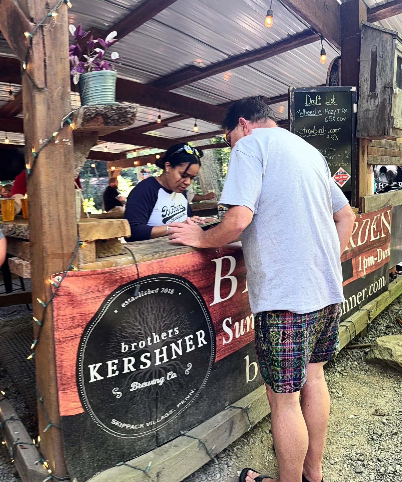 664. Kershner Bros “On the Brandywine” Biergarten, Coatesville PA, 2025